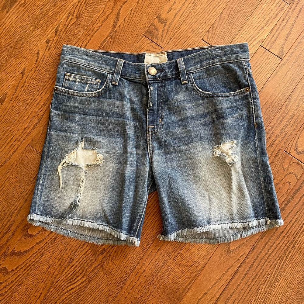 Current/Elliot THE ROLL SHORT, high low Shorts sz 25
